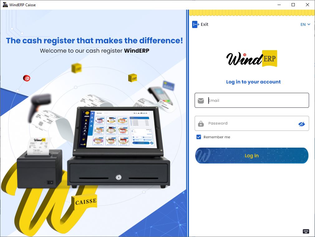 Wind Cash Register Screenshot 1