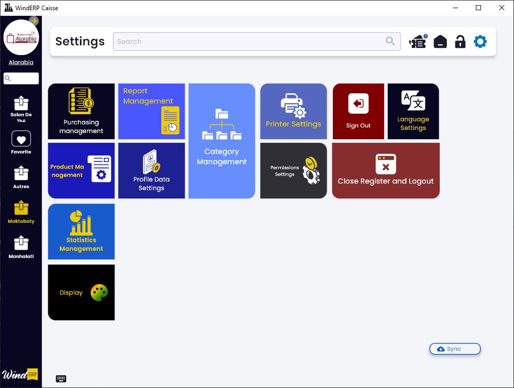 Wind Cash Register Screenshot 4