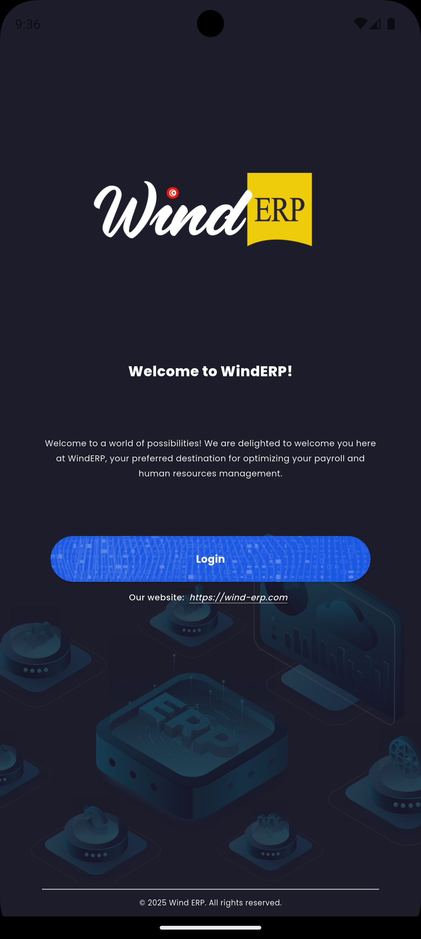 Wind ERP Mobile Screenshot 1