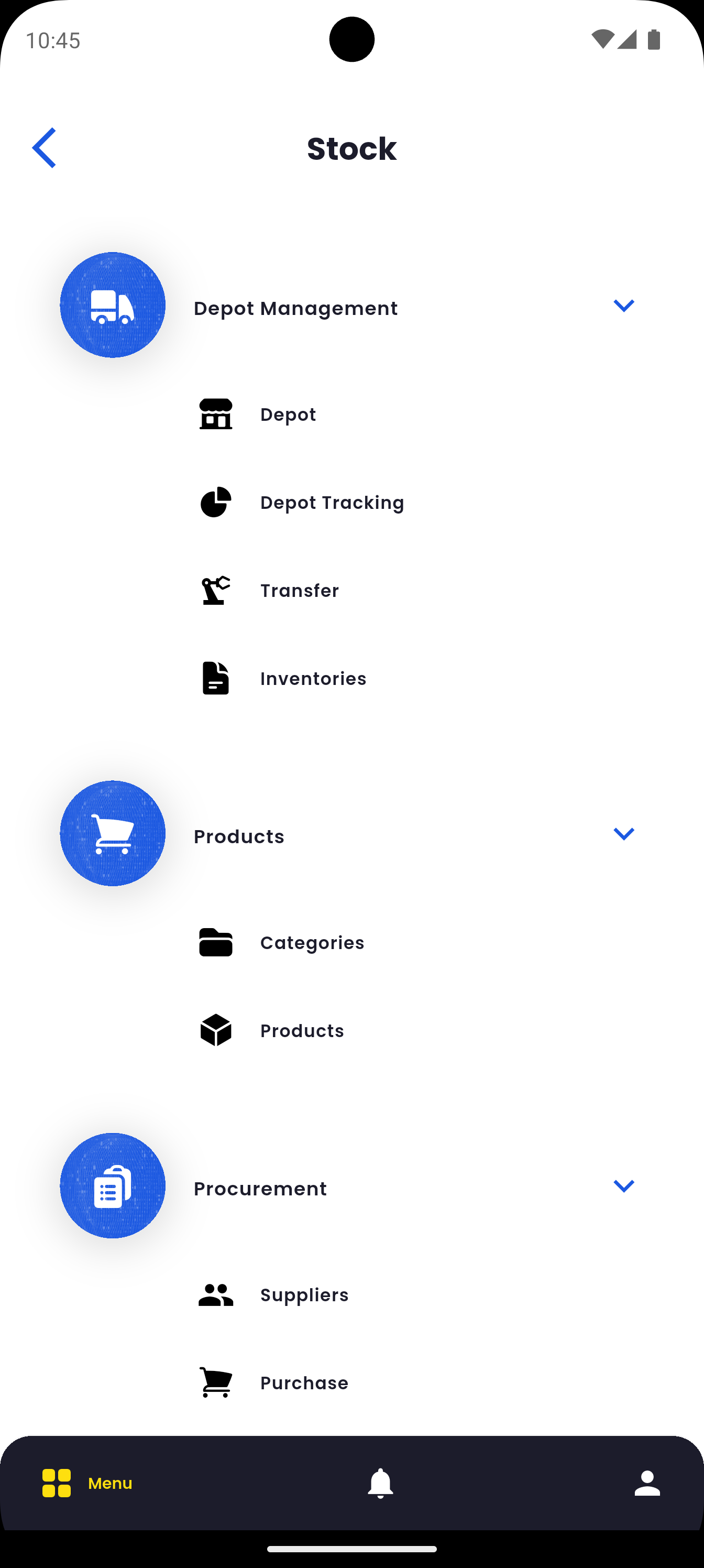 Wind ERP Mobile Screenshot 4
